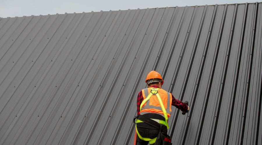 Professional metal roof installation services in Westville, IN